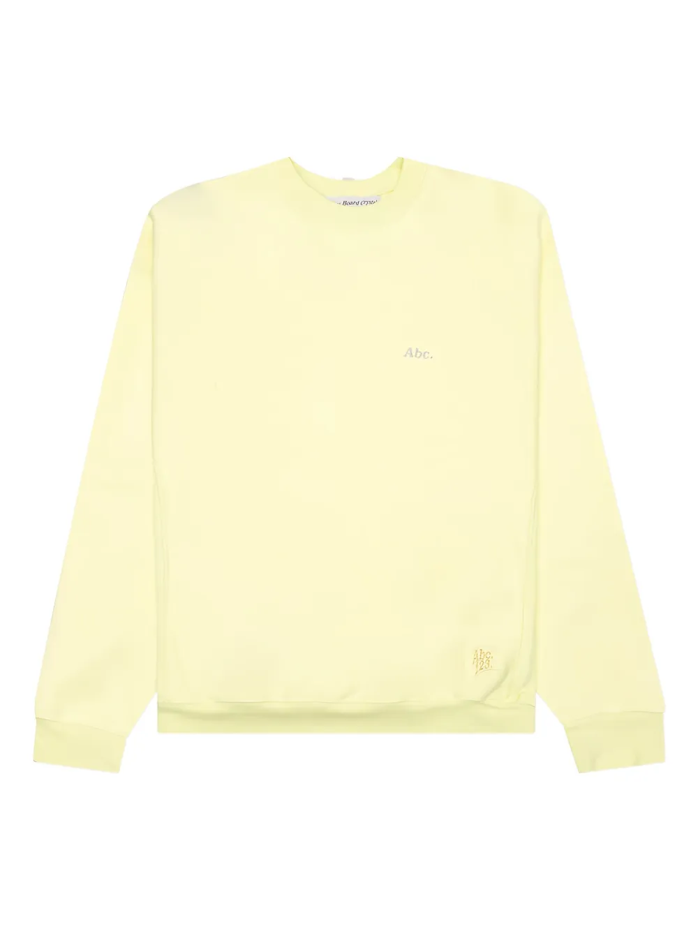 Advisory Board Crystals Sweater met geborduurd logo Geel