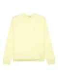 Advisory Board Crystals logo-embroidered sweatshirt - Yellow