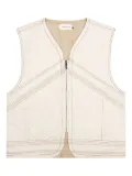 Honor The Gift embroidered riding vest - Neutrals
