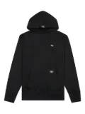 Advisory Board Crystals logo-embroidered pullover hoodie - Black