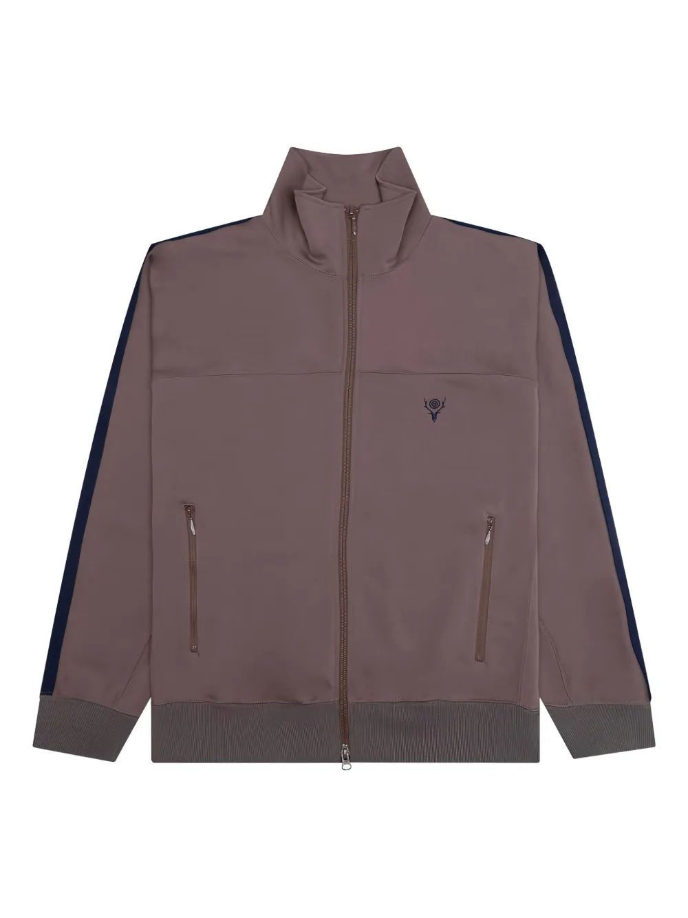 SOUTH2 WEST8 embroidered-logo jacket - ブラウン SOUTH2 WEST8 embroidered-logo jacket - ブラウン