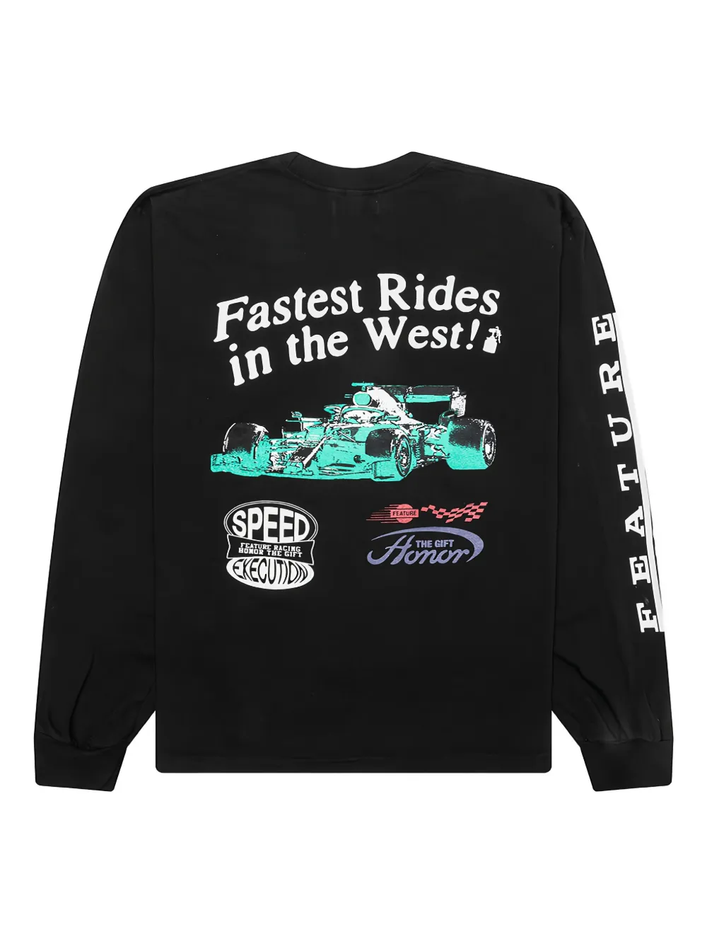 Honor The Gift x Fastest Rides long-sleeve T-shirt Zwart