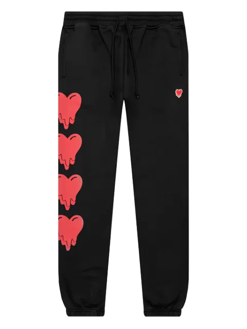 Emotionally Unavailable melting-heart logo sweatpants