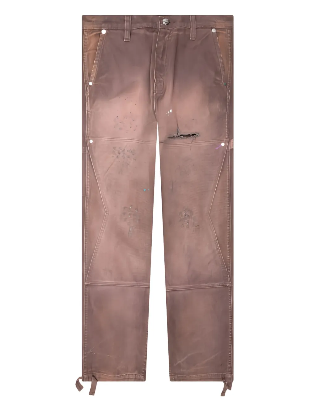 RHUDE Broek met opgestikte zakken Bruin