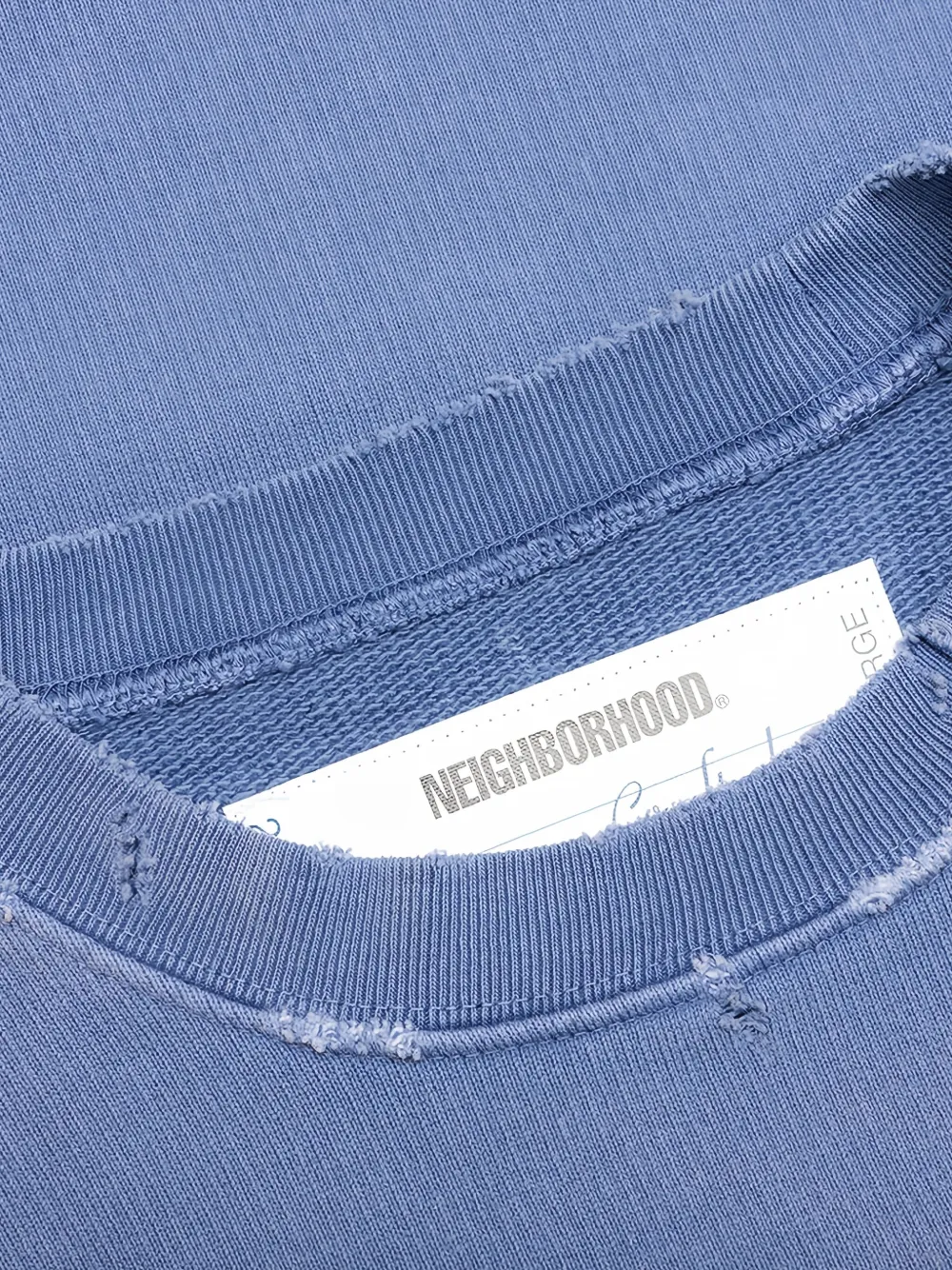 Neighborhood NH94 gerafelde sweater Blauw