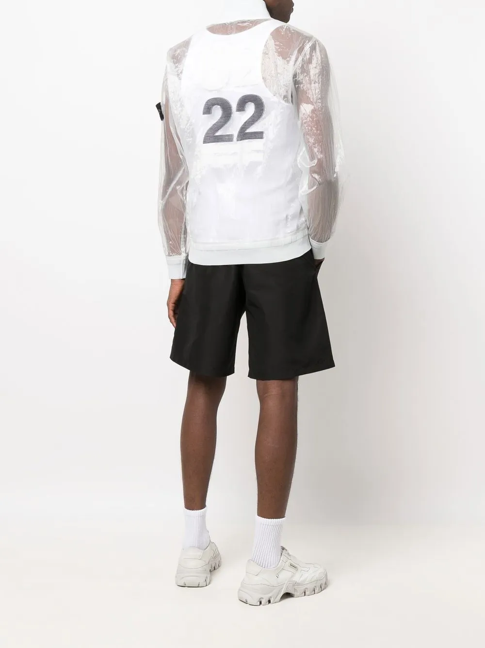 Stone Island Bomber Jacket 433Q2 - Ice | Lightweight Jackets | Image 2