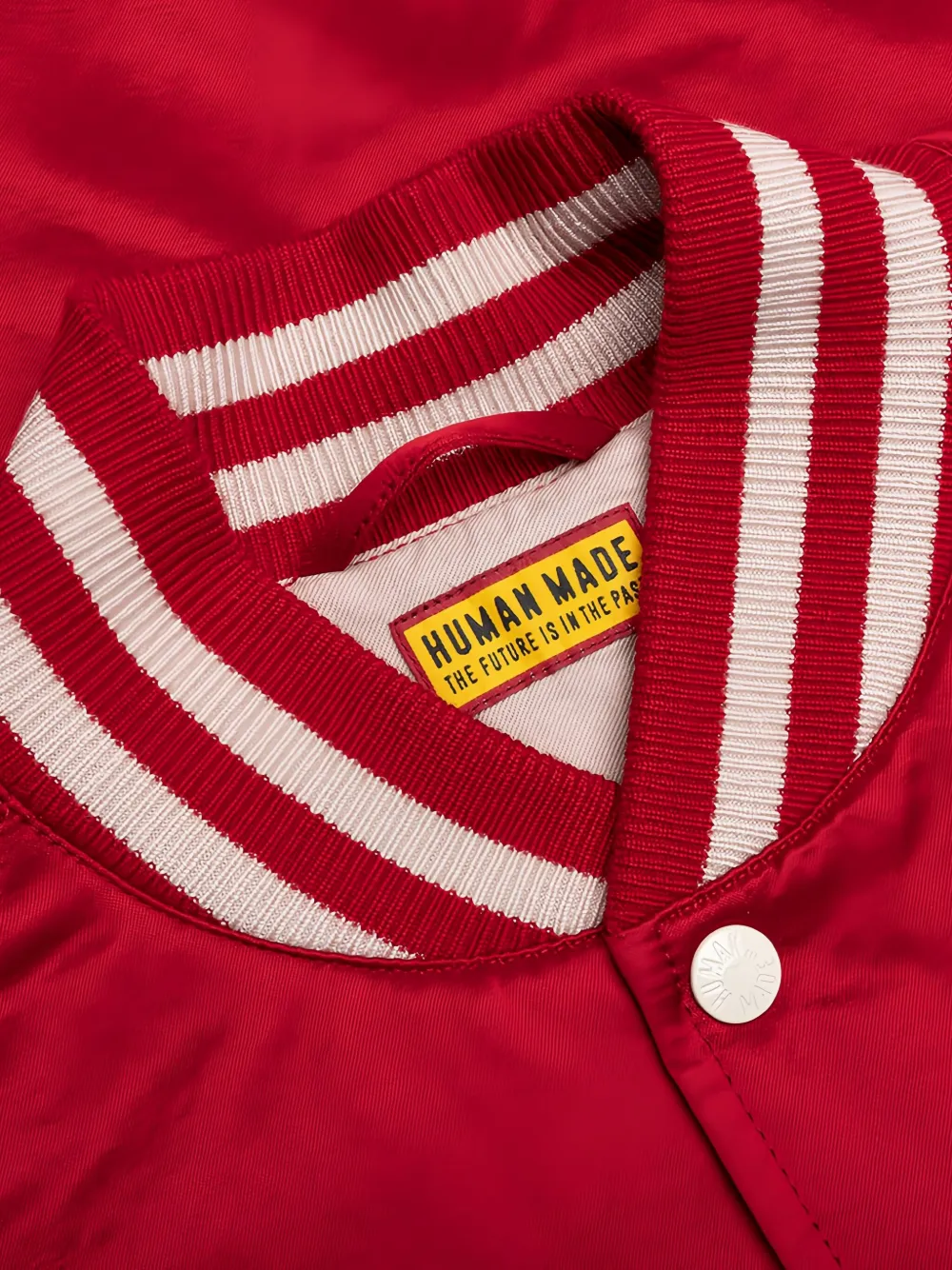 Human Made Stadium jack met gestreepte afwerking Rood