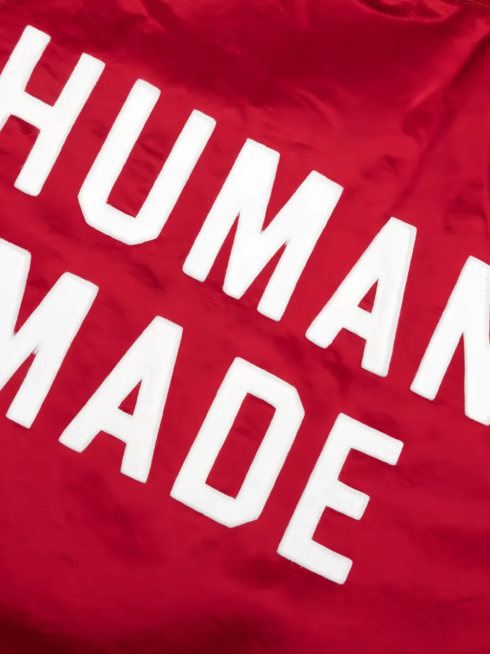 Human Made Stadium jack met gestreepte afwerking Rood