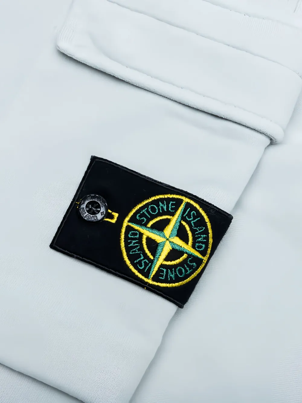Stone Island Broek met cargo zak Blauw