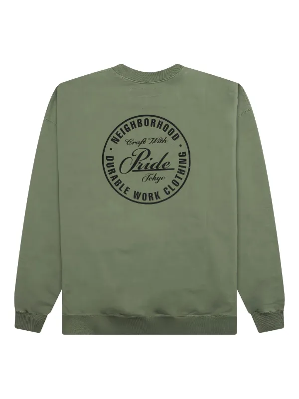 Neighborhood ロゴ スウェットシャツ | グリーン | FARFETCH JP