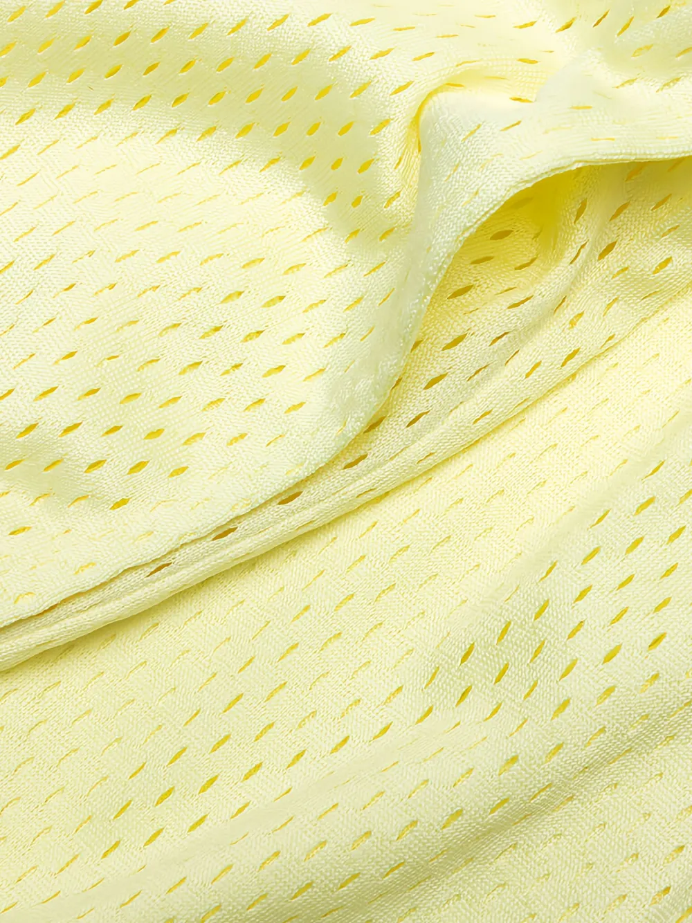 Advisory Board Crystals Mesh shorts met trekkoord Geel