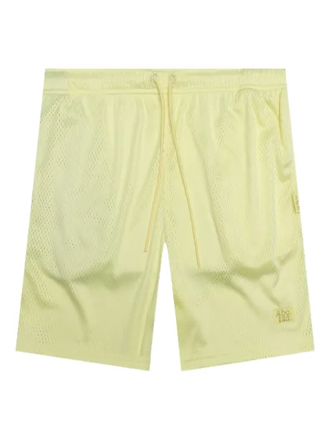 Advisory Board Crystals mesh drawstring shorts