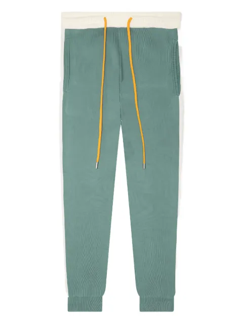 RHUDE panelled knit trousers