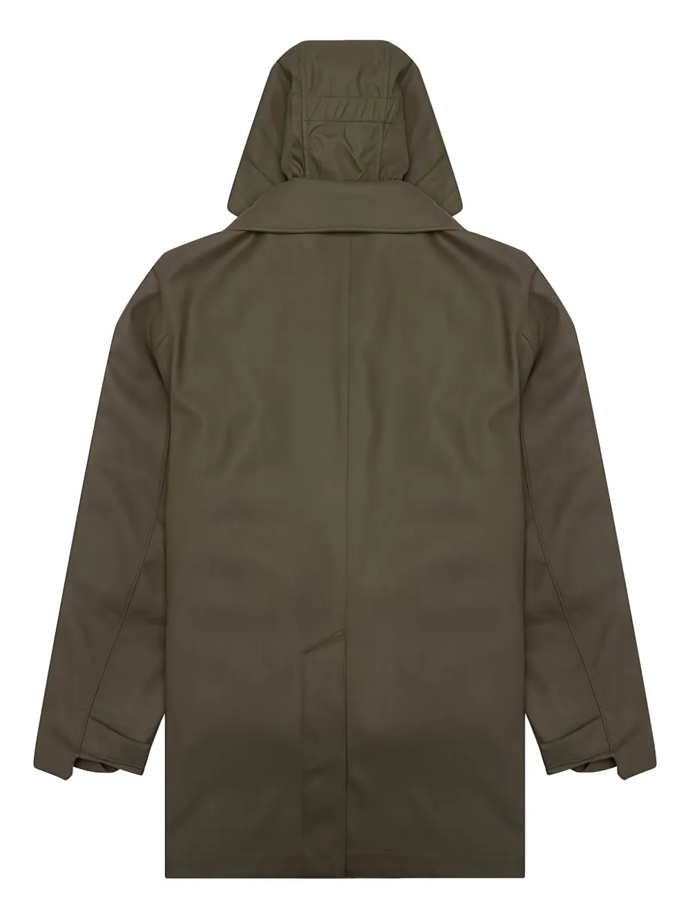 Stone Island cotton hooded jacket Groen