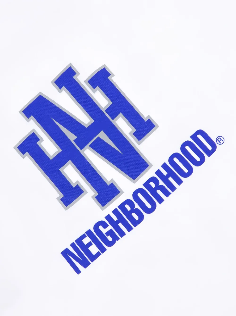 Neighborhood T-shirt met logoprint Wit