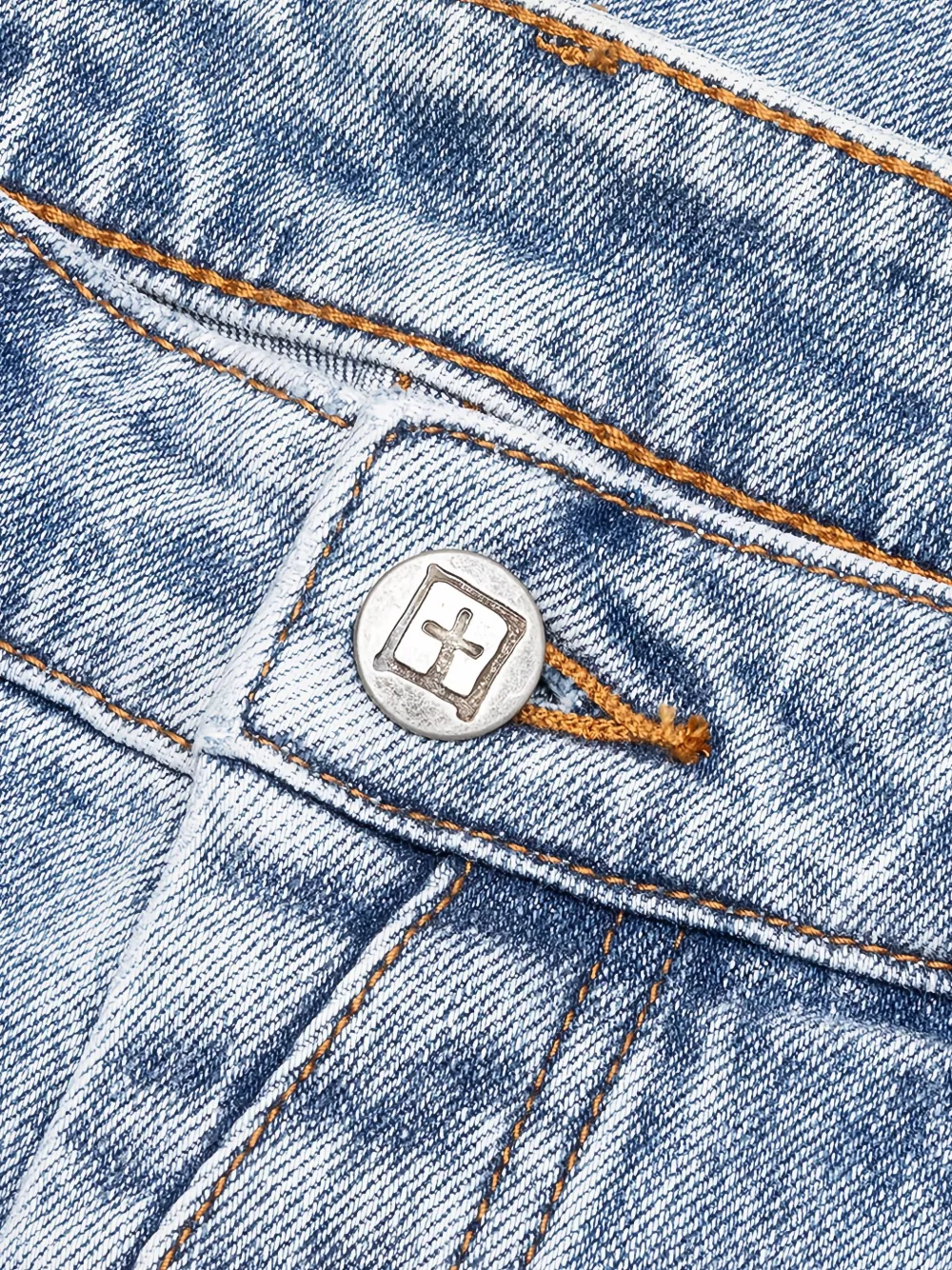 Ksubi Van Winkle jeans met geborduurde patch Blauw