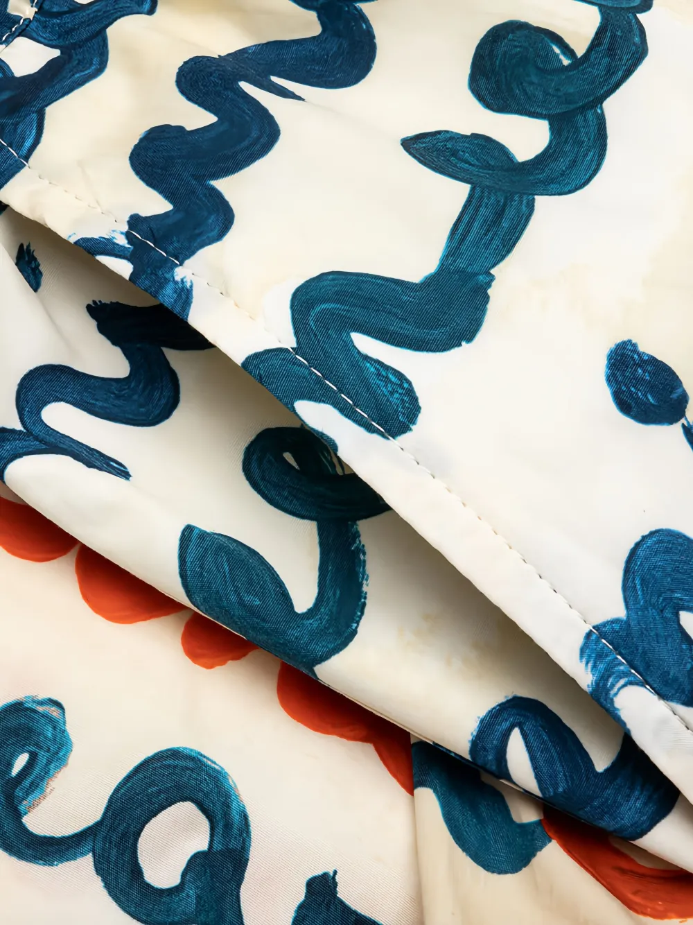 Marni Katoenen shorts met logoprint Beige