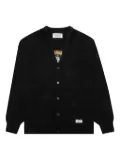 WACKO MARIA patch-pocket cardigan - Black
