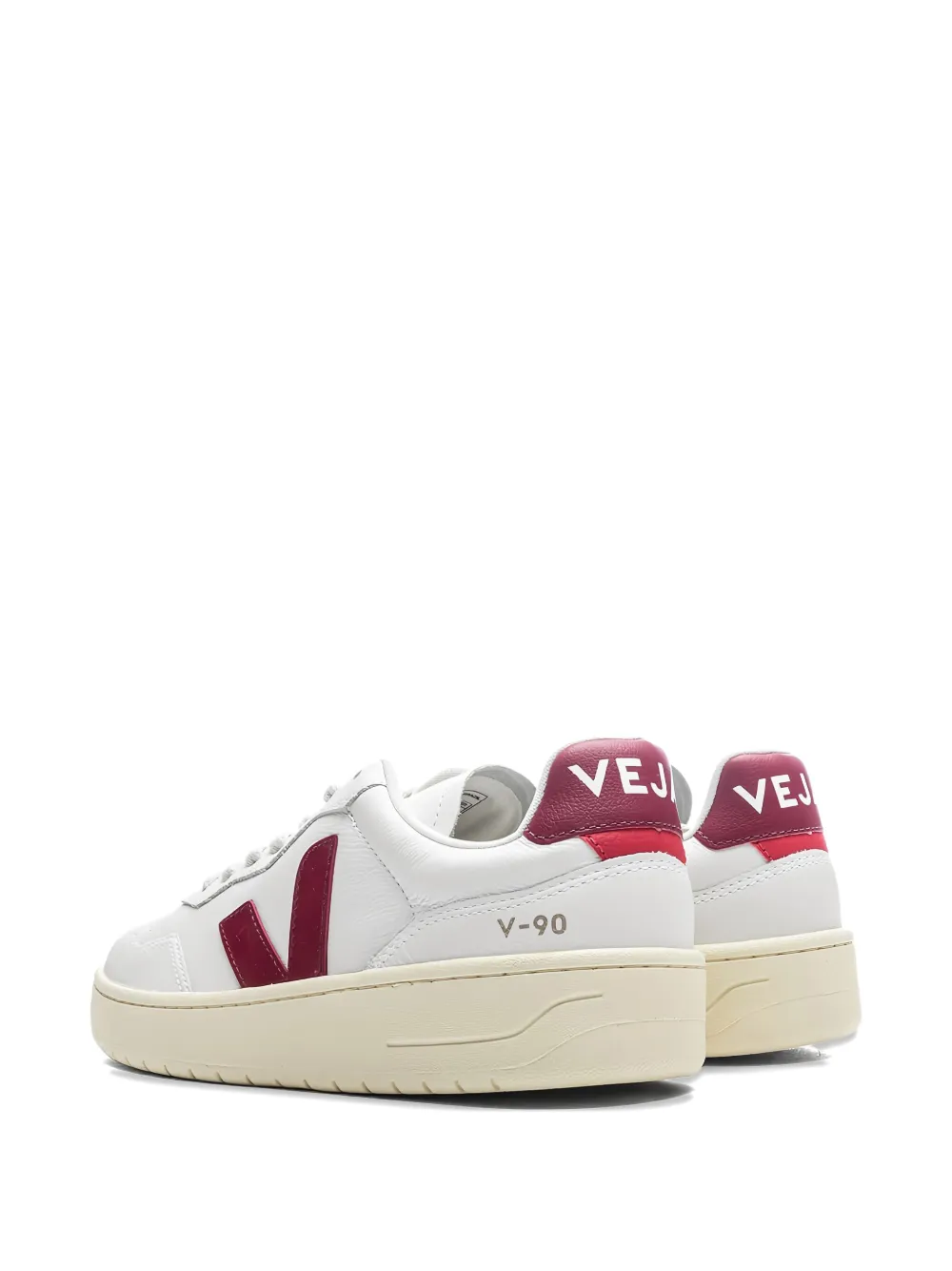 VEJA V-90 leather sneakers White