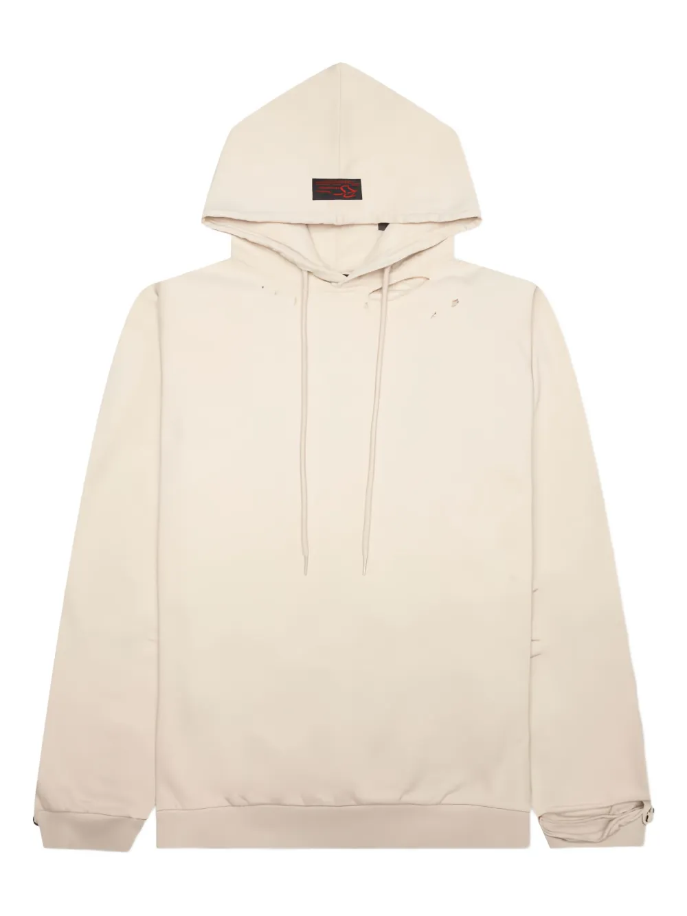 Raf Simons washed distressed hoodie - ニュートラル Raf Simons washed distressed hoodie - ニュートラル