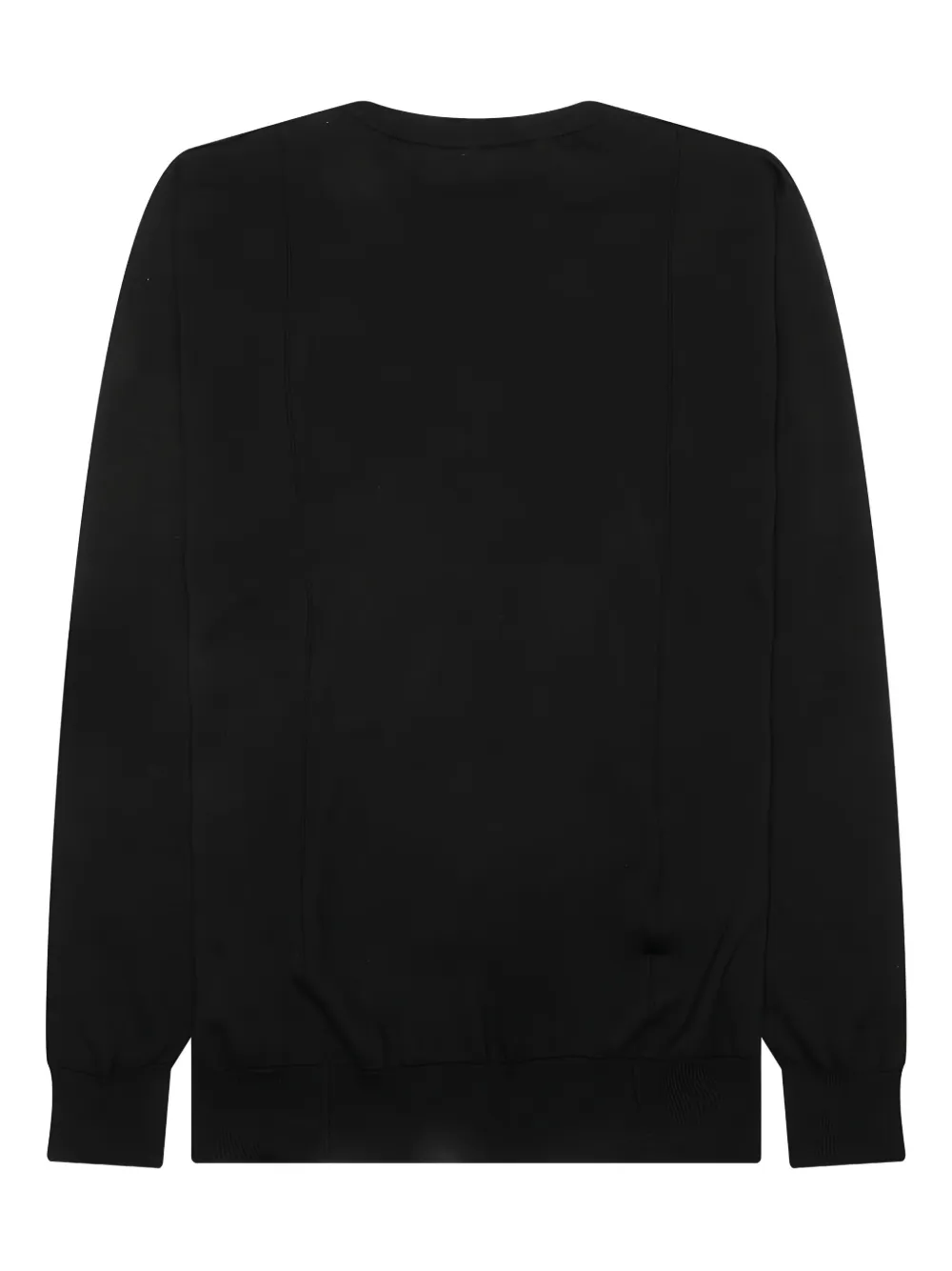 Jil Sander Trui met ronde hals en vlakken Zwart