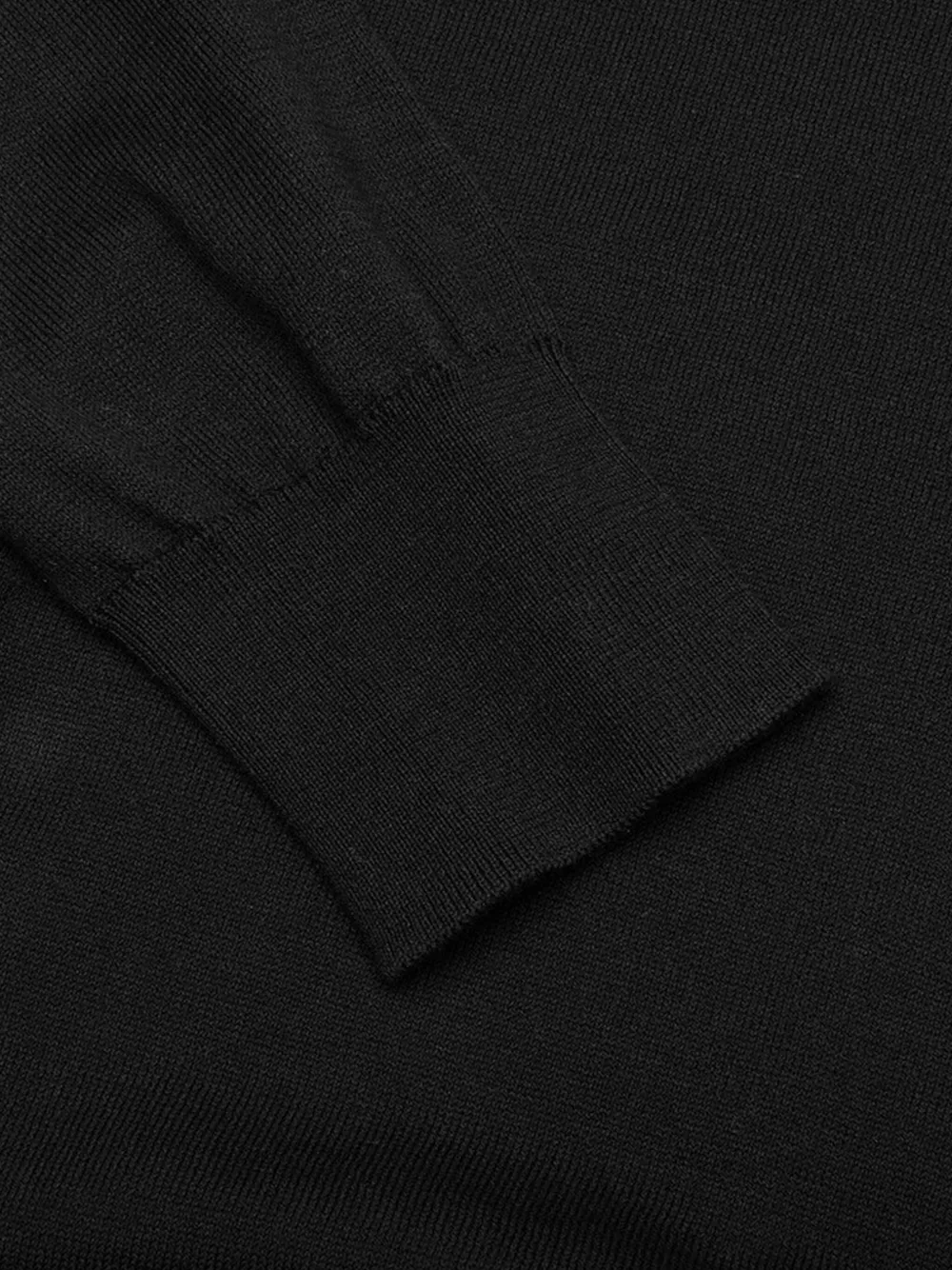 Jil Sander Trui met ronde hals en vlakken Zwart