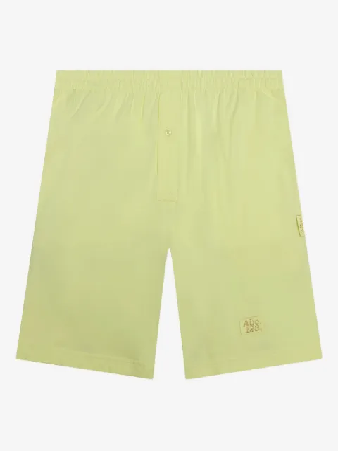 Advisory Board Crystals logo-patch elasticated-waist shorts