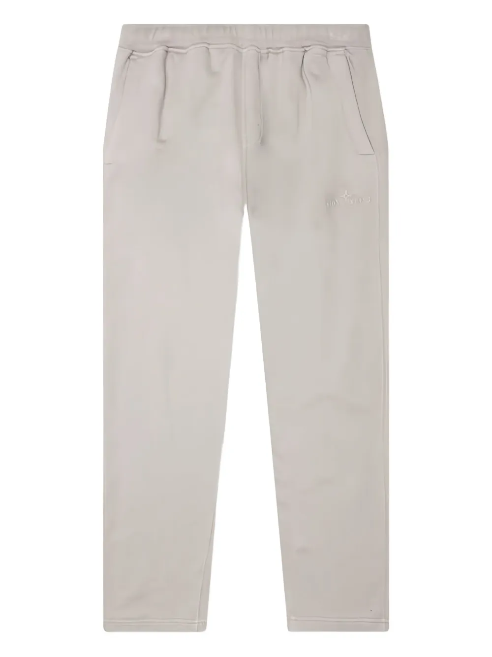 Stone Island logo-embroidered track pants - グレー Stone Island logo-embroidered track pants - グレー