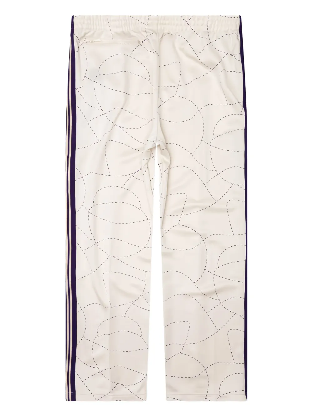Needles x DC Shoes gestreepte trainingsbroek Beige