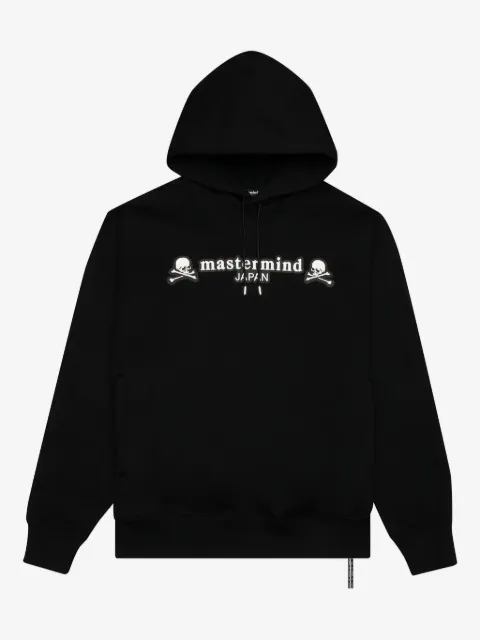 Mastermind Japan skull-appliqué hoodie