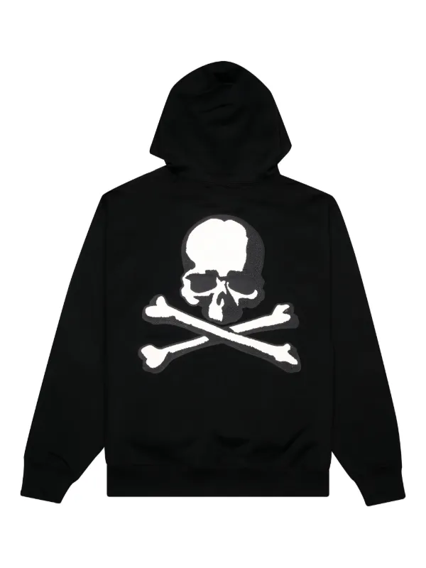 Mastermind Japan skull-appliqué Hoodie | Black | FARFETCH