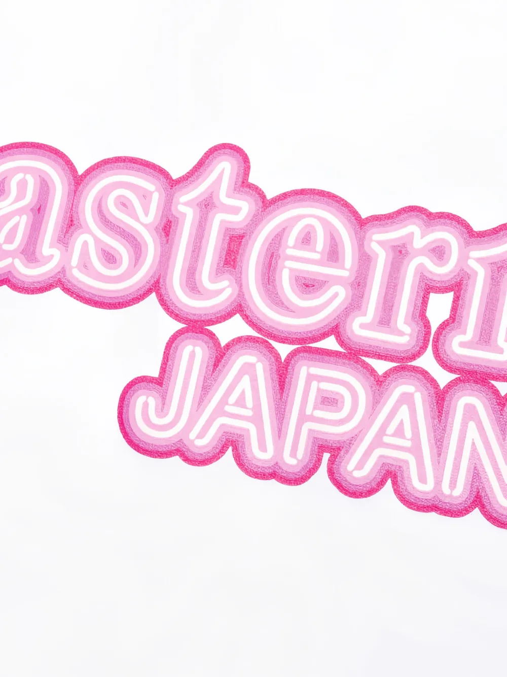 Mastermind Japan T-shirt met doodskopprint en lange mouwen Wit