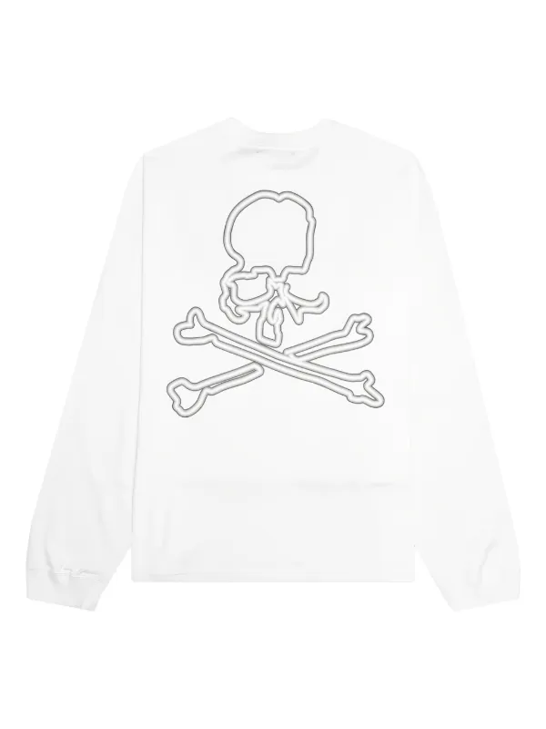 Mastermind Japan スカルプリント ロングTシャツ | ホワイト | FARFETCH JP