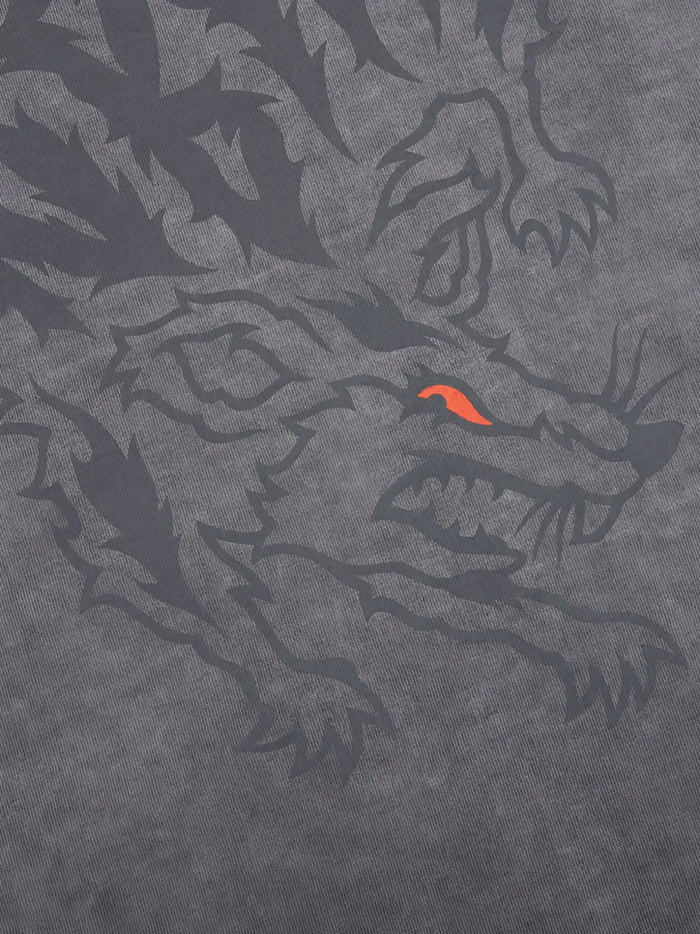Neighborhood T-shirt met grafische print en lange mouwen Grijs