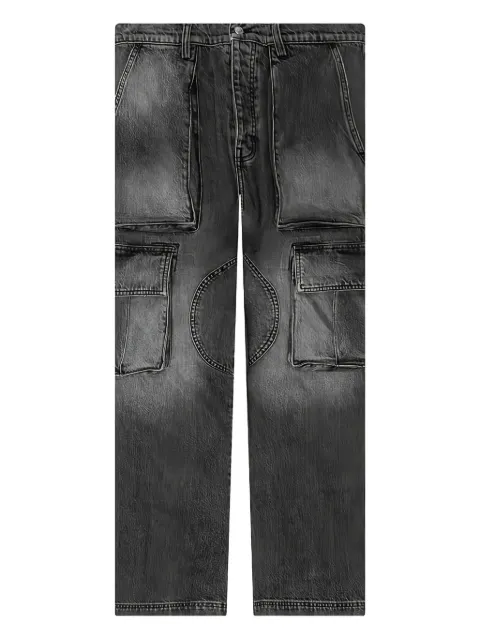 Nahmias logo-patch cargo jeans