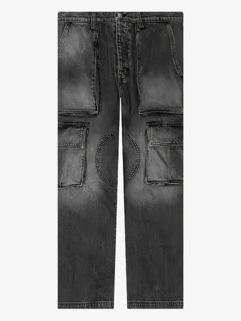 Nahmias logo-patch cargo jeans