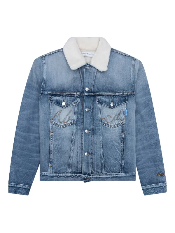 Advisory Board Crystals シアリングライニング デニムジャケット