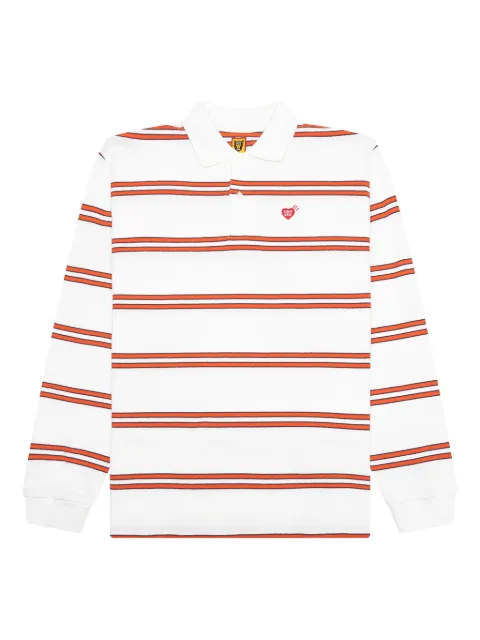 Human Made striped long-sleeve polo shirt