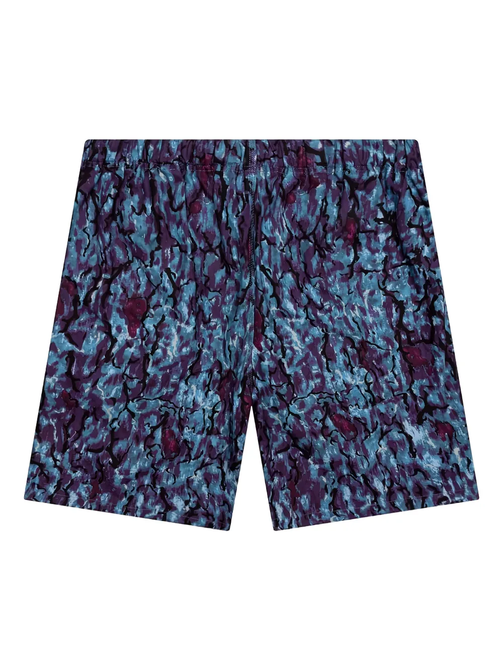 SOUTH2 WEST8 Shorts met camouflageprint - Blauw