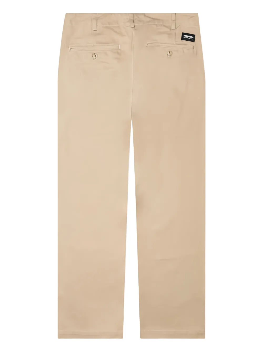 Neighborhood Twill chino met knoopsluiting Beige