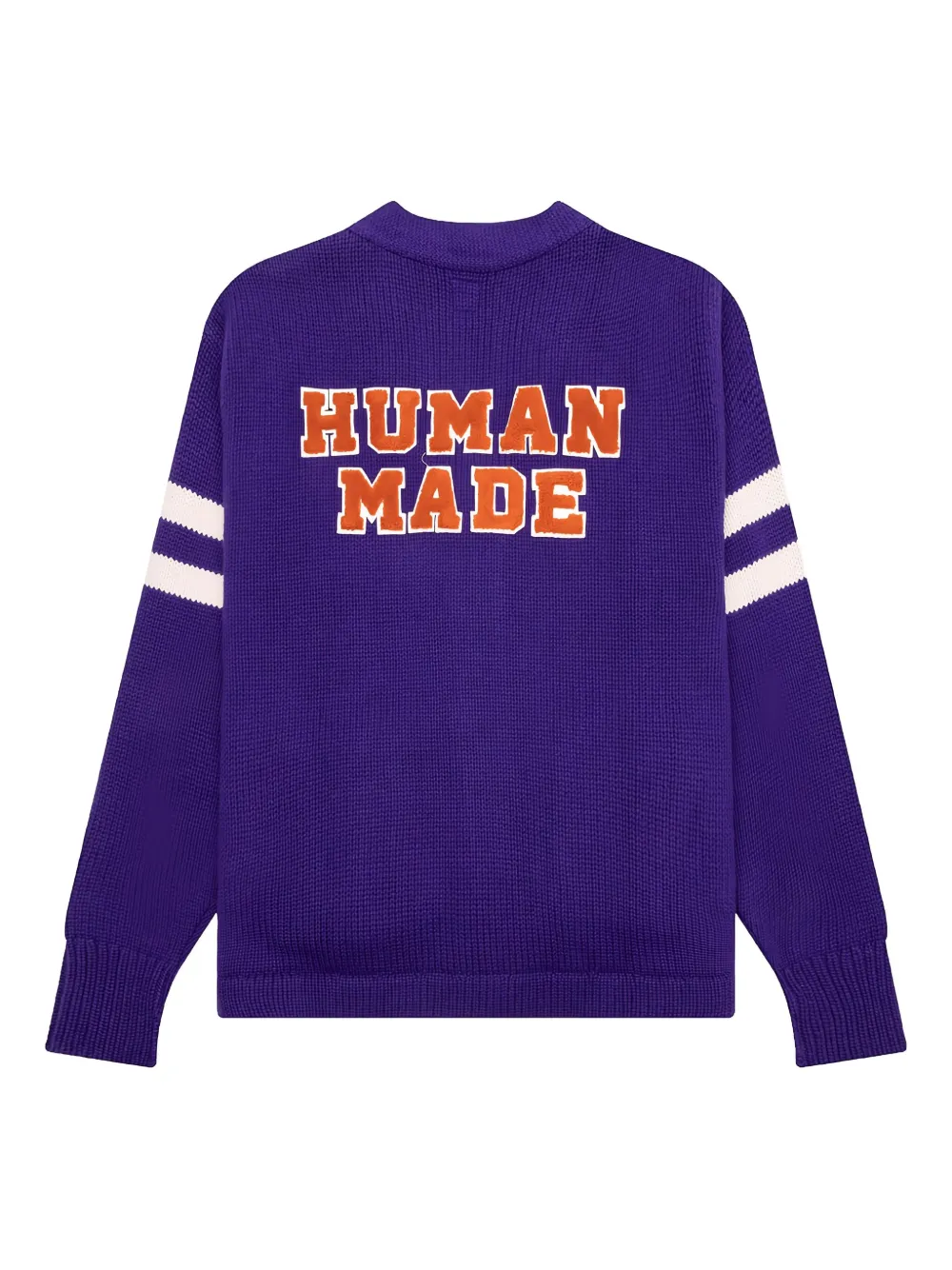 Human Made rugby-patch heart-button cardigan | Cardigans | Image 2