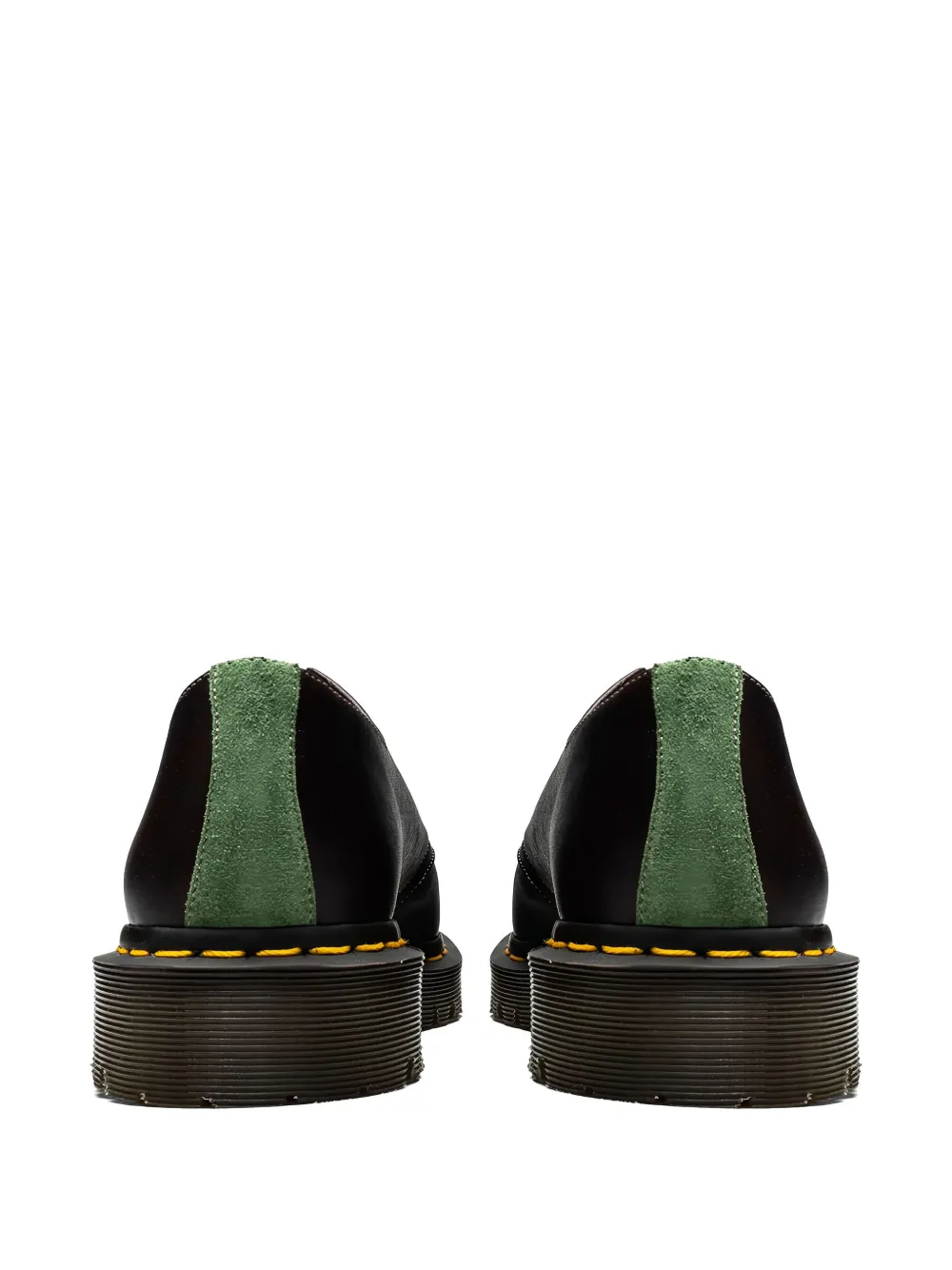 Dr. Martens perforated leather boots Brown