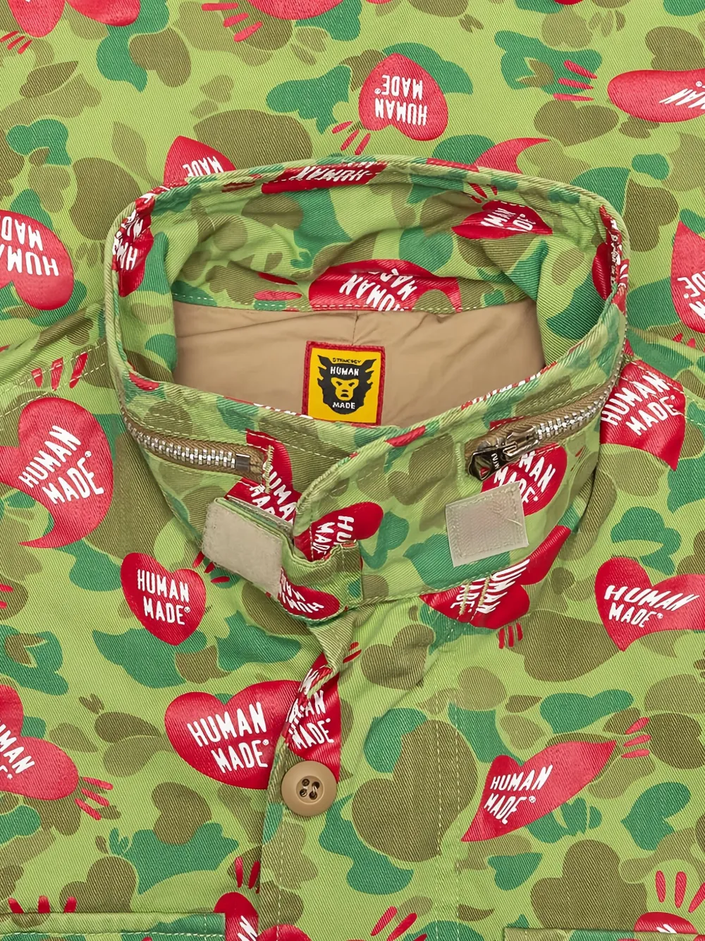 Human Made Heart-camouflage Field Jacket In Multi