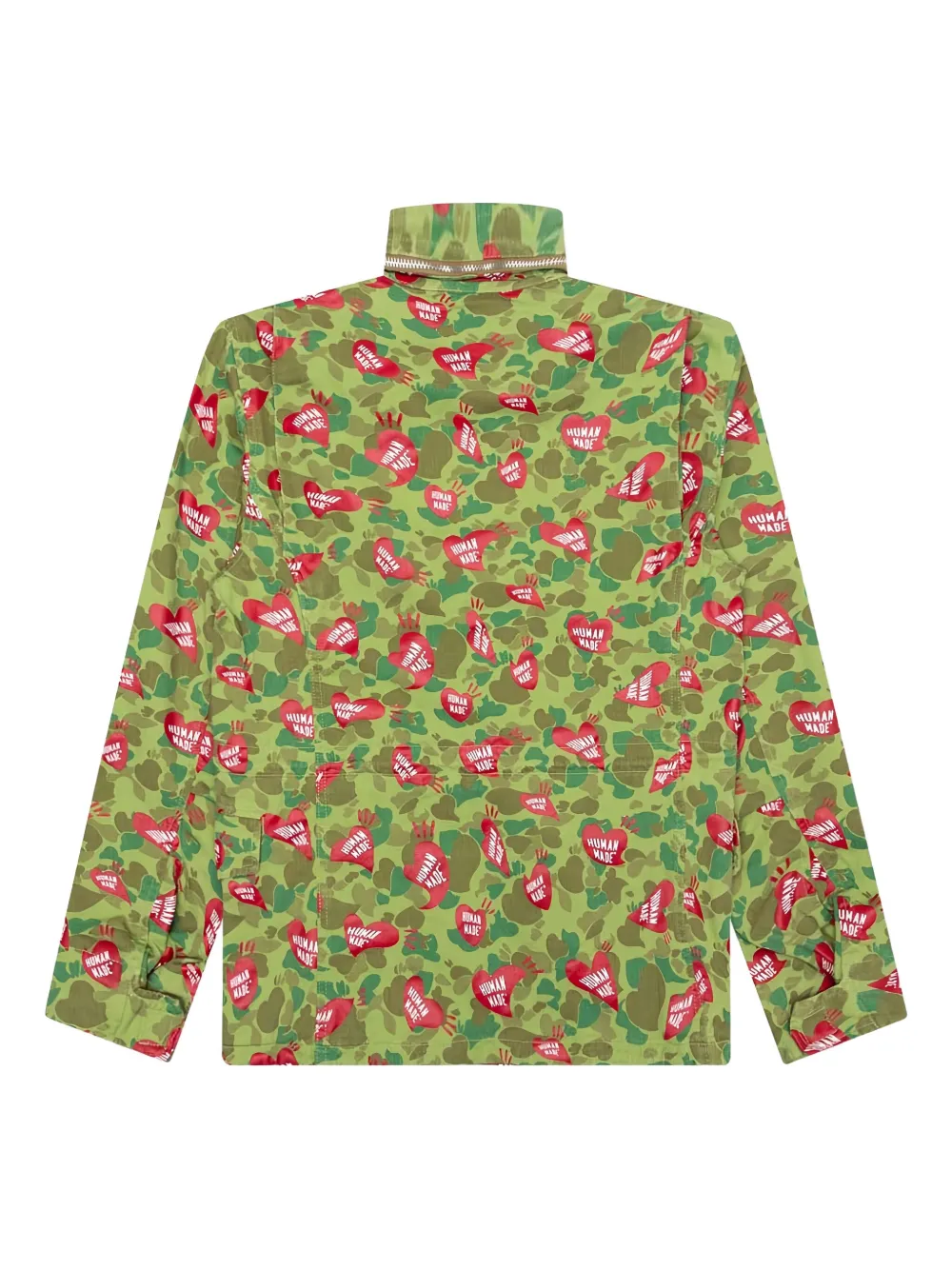 Human Made Heart-camouflage Field Jacket In Multi