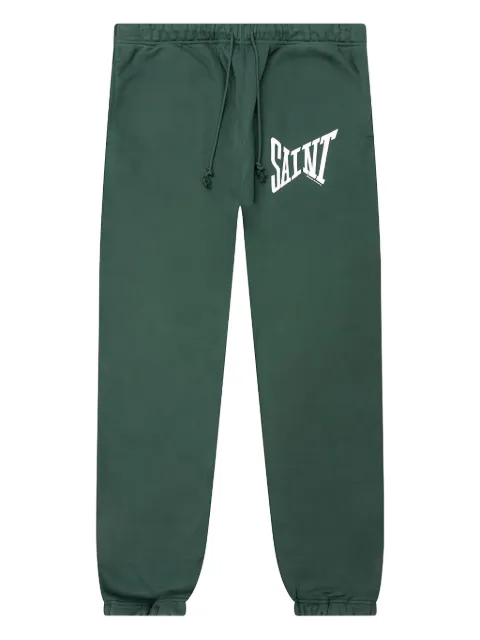SAINT MXXXXXX logo-print track pants
