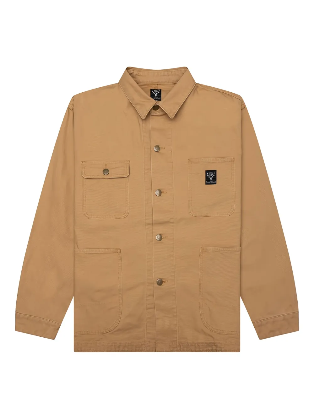 SOUTH2 WEST8 canvas chest-pocket shirt jacket - ブラウン SOUTH2 WEST8 canvas chest-pocket shirt jacket - ブラウン