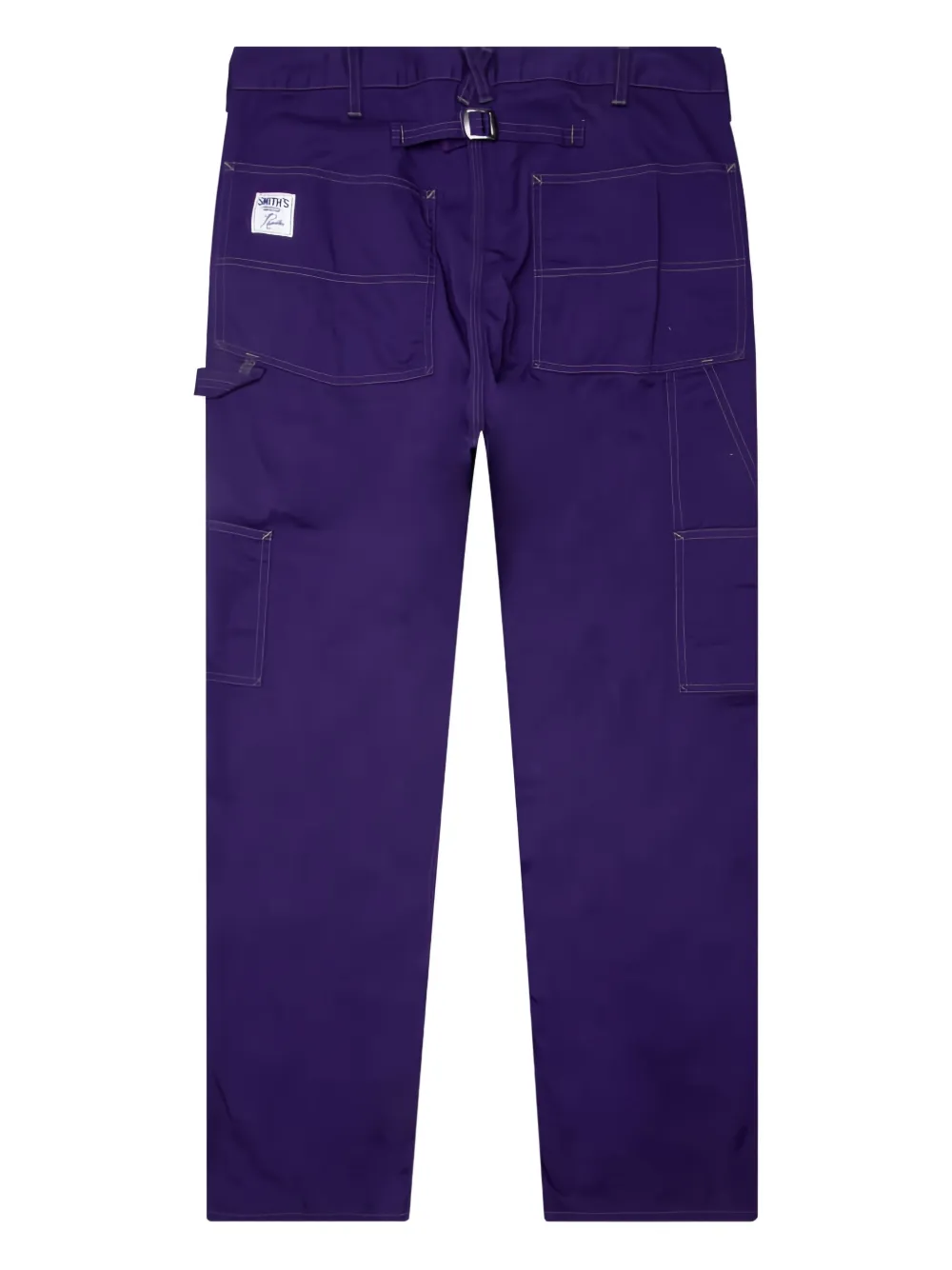 Needles Twill broek met geborduurde vlinder Paars