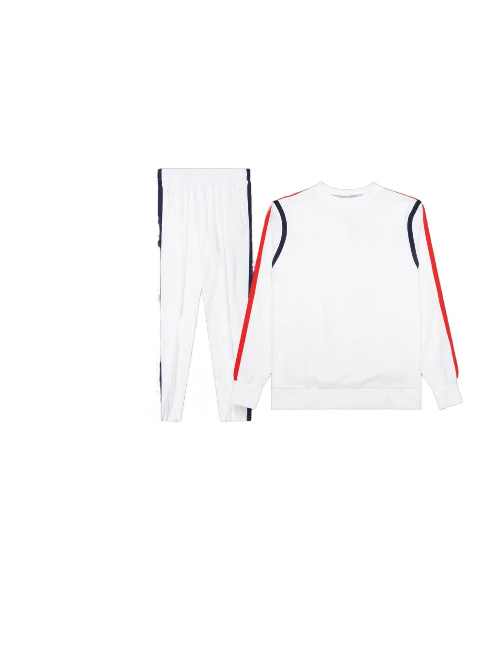 Puma Stripe-detail Sweatpants (set Of Two) In White