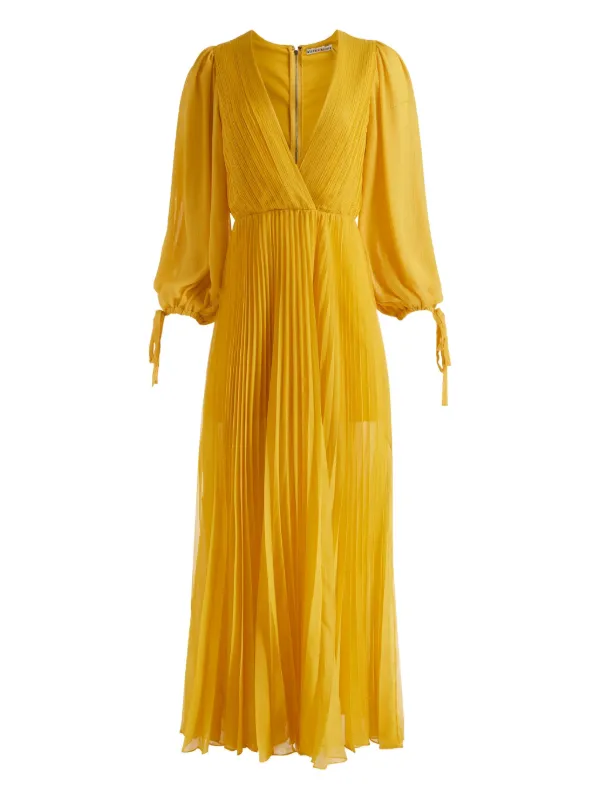 strapless open back dress Brayan Yellow Maxi Dress - US 10 main image 1