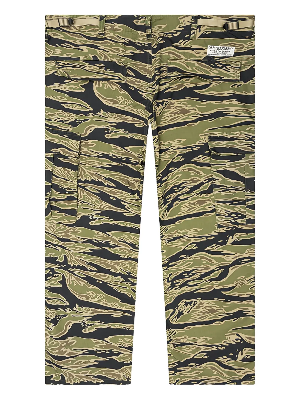 WACKO MARIA tiger camo-print six-pocket trousers - グリーン WACKO MARIA tiger camo-print six-pocket trousers - グリーン